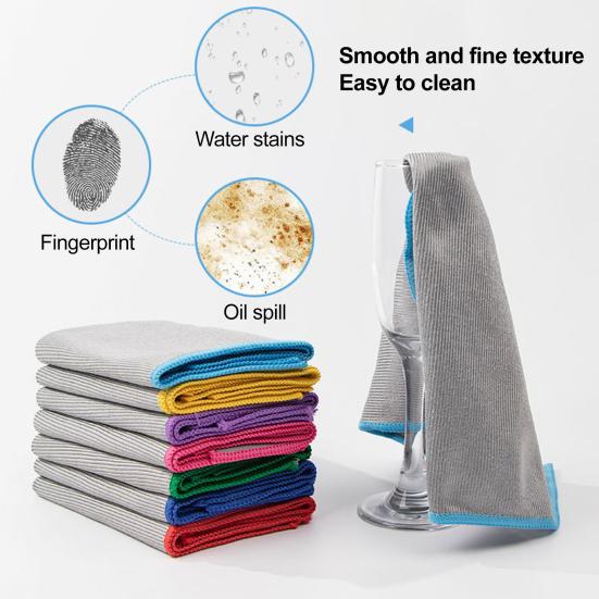 1/3/5/10Pcs Kitchen Rag Kitchen Car Reusable Cleaning Cloth Soft Texture No