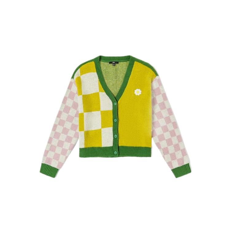 Vans CARDIGAN Knitwear Women s Plaid Multicolor VN000A75BR1 S(165/88)