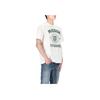 Maison Kitsune Team Logo Letter Print Short Sleeve T-Shirt Men T-Shirts White KM00143KJ0105-P103