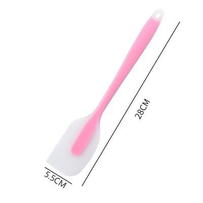 Spatule en Silicone Crème Beurre Cuisine Pâtisserie Spatule Résistante à la Chaleur Ustensiles Grattoir Décorateur Translucide Outils de Cuisine pour la Pâtisserie