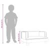 Kids  Sofa Brown 60x40x30 cm PU Leather
