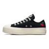 Pantofi Canvas cu Platformă Chuck Taylor All Star Cireșe Clasici Versatili Durabili Absorbție Șocuri Joasă Femei Sneaker Negru Alb A08862C