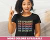 I'm Speaking Kamala Harris Quote Shirt Kamala Biden Harris 2020 Shirt Joe And Kamala Harris Gift Valentines Day Gift For Her Feminist Gift