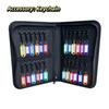 Waterproof Material Portable Key Storage Box Smooth Zipper Design Key Storage Pouch  Office Use