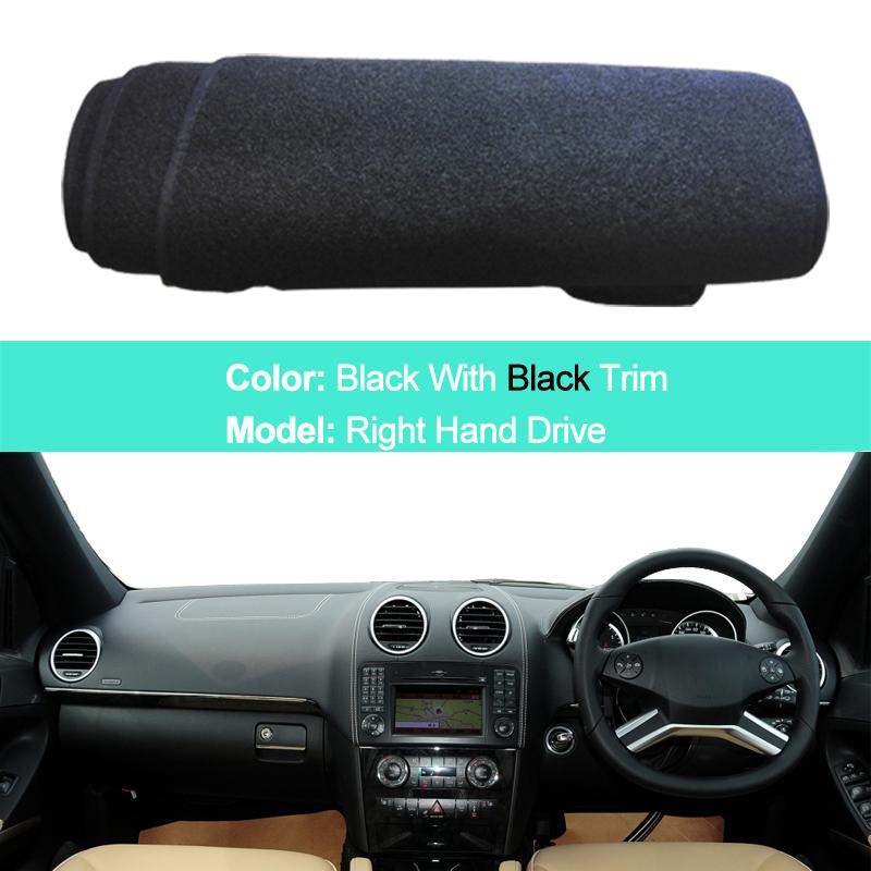 Car Inner Dashboard Cover Carpet Cushion Sun Shade For Mercedes Benz M-Class W164 2006 2007 2008 2009 2010 2011 ML350 ML250 AMG