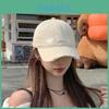 Gorra de Béisbol de Algodón con Letra Bordada Estilo Desgastado Con Protección Solar Para Uso Casual