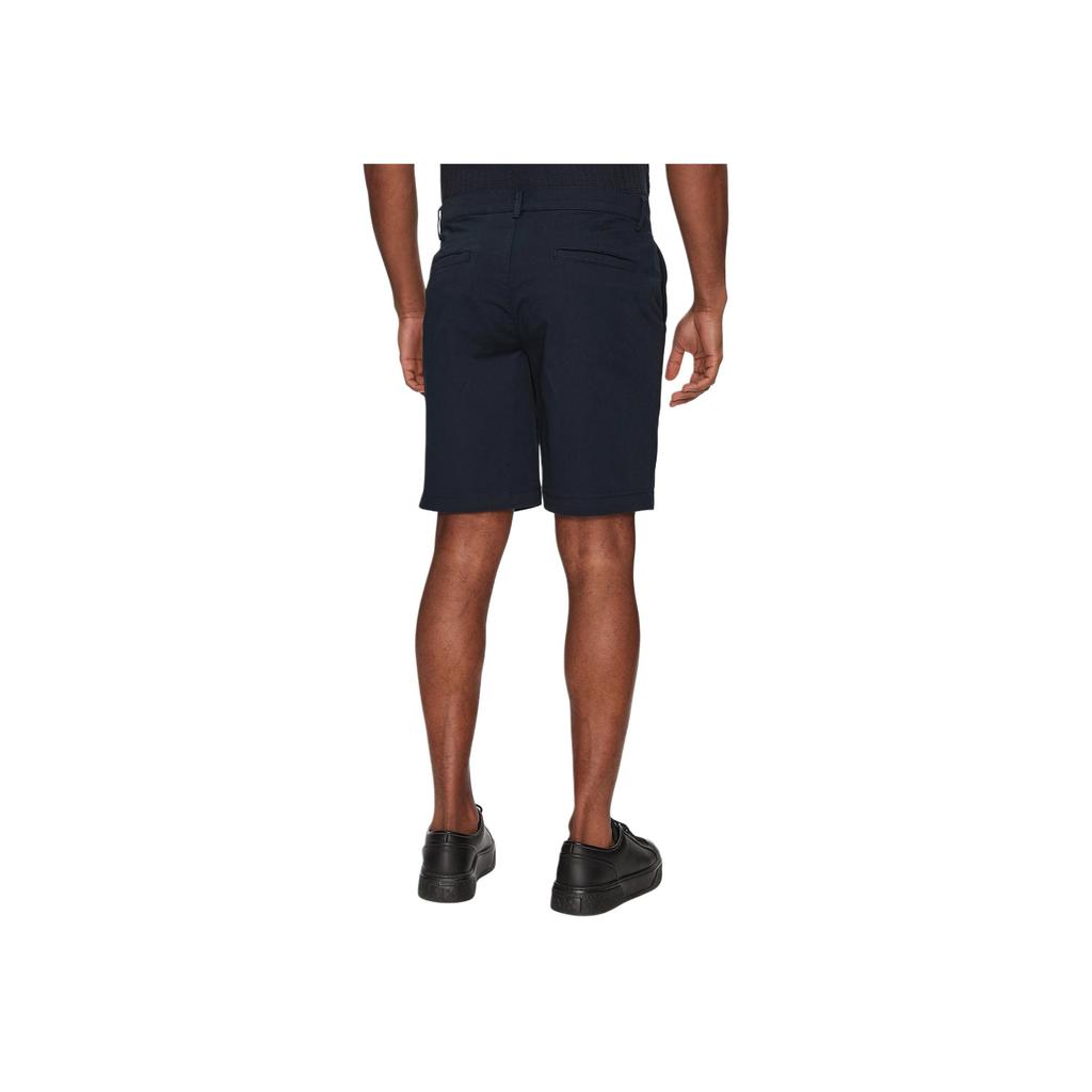 Emporio Armani Solid Mid-Rise Casual Shorts Men shorts Navy-Blue EM000591-AF12336-UB102