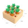 Montessori Wooden Rattles For Baby Crib Toys Baby Rattle Educational Musical Wooden Toys Children Development Games Wood Puzzles