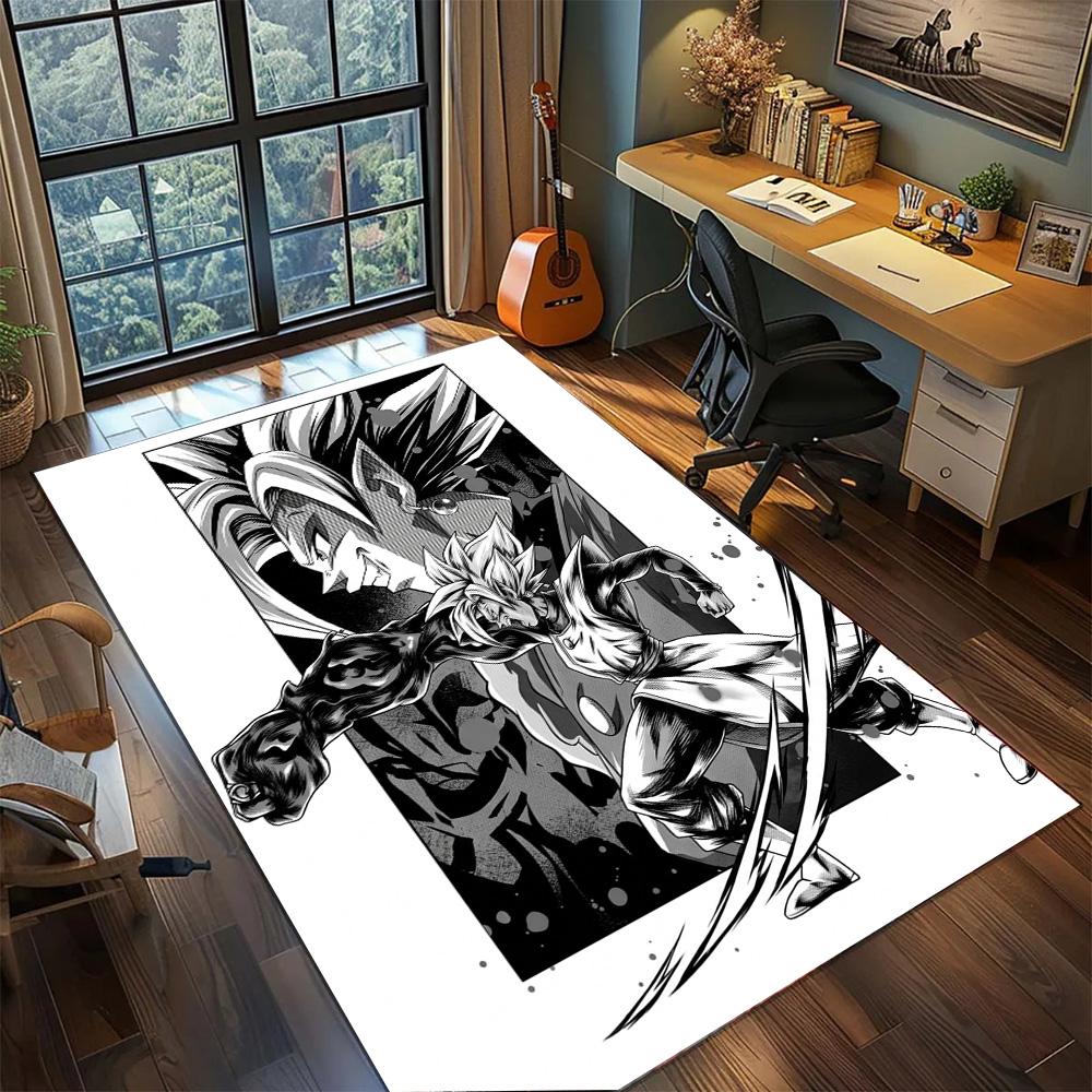 Dragon Ball!Rug Carpet Large Area Rug Non Slip Washable Floor Mat Gamer Room Bedroom Home Decor