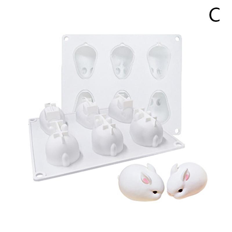 

Силиконовые формы Пасхальный кролик Формы для конфет и шоколада для приготовления мусса, мороженого, шоколада, конфет, пасхального десерта.
