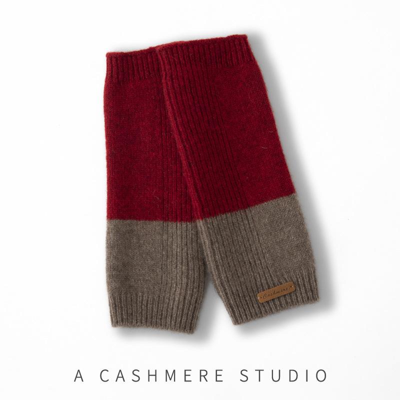 

Очень длинные митенки Осень и Зима Новые мужские и женские митенки с половиной пальцев Утолщенные Теплые Ветрозащитные и Морозостойкие One size