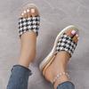 Ladies Shoes 2024 Modern Slippers Women's Slippers Summer Beach Slippers Women Wedges Solid Color Ladies Slippers