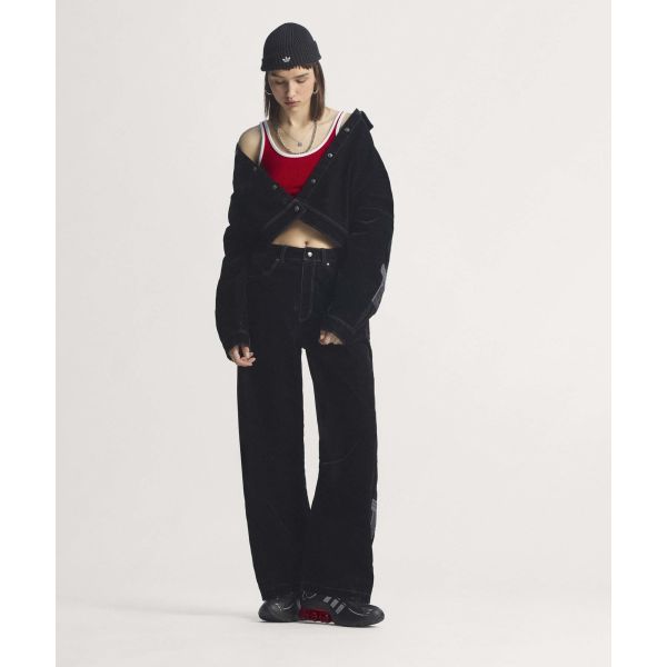 Adidas Addibreak Fashion Trendy Versatile Jeans Women bottoms JW7294