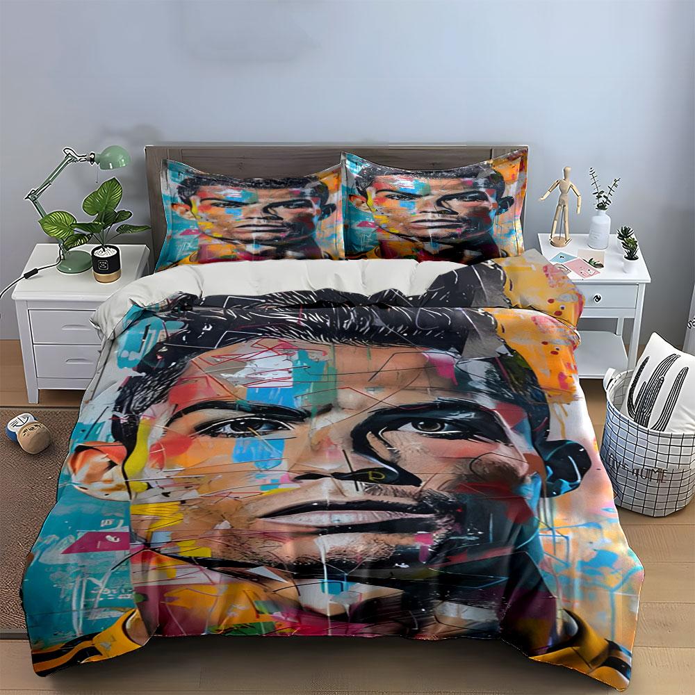 Abstract Portrait with Colors. Bedding Sets Duvet Cover Sets Duvet Covers Pillowcases(1 * Duvet Cover 2 * Pillowcases Without Duvet Insert)