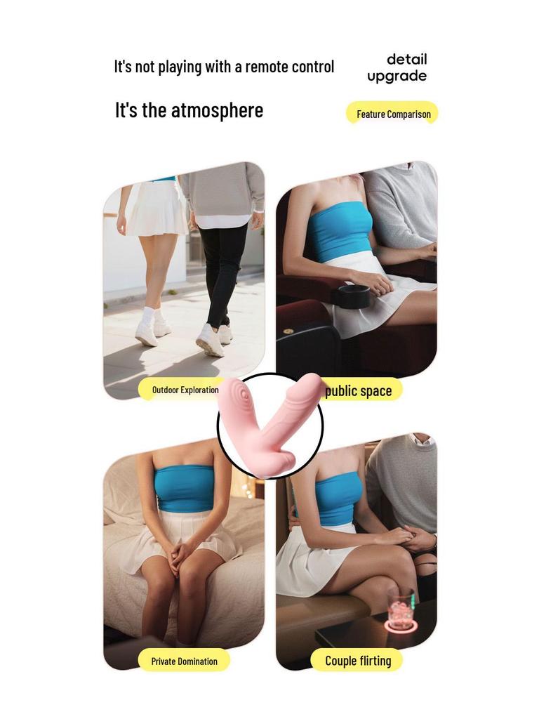 ROSELEX Laolesi Meng Ding Silent Wearable Vibrator for Women - Insertable Clitoral Fun