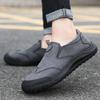 Luxus Herren Casual Sneakers Atmungsaktive Arbeitsschuhe Bequeme Herren Loafer Rutschfeste Slip-on Herrenschuhe Solide Zapatillas De Deporte