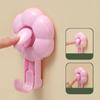 4 Pcs Multifunctional Flowers Suction Cup Hooks No Punch Wall Mounted Hooks  Bathroom