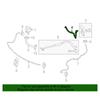 Engine Coolant Hose 2128303396 Rubber Water Pipe Replacement Accessories Suitable for E300 E350 C300 C350 CLS300 CLS350