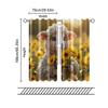 Filtering Curtains Excluding Rods Non Movable Without Batteries Catton Sheep Use Bedrooms Living Rooms Set Of 2 Made Polyester Room Decor