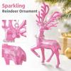 Christmas Plastic Bell Ornaments with Girl, High Heel, Snowman, Suitcase and Furry Earphone Charm Designs