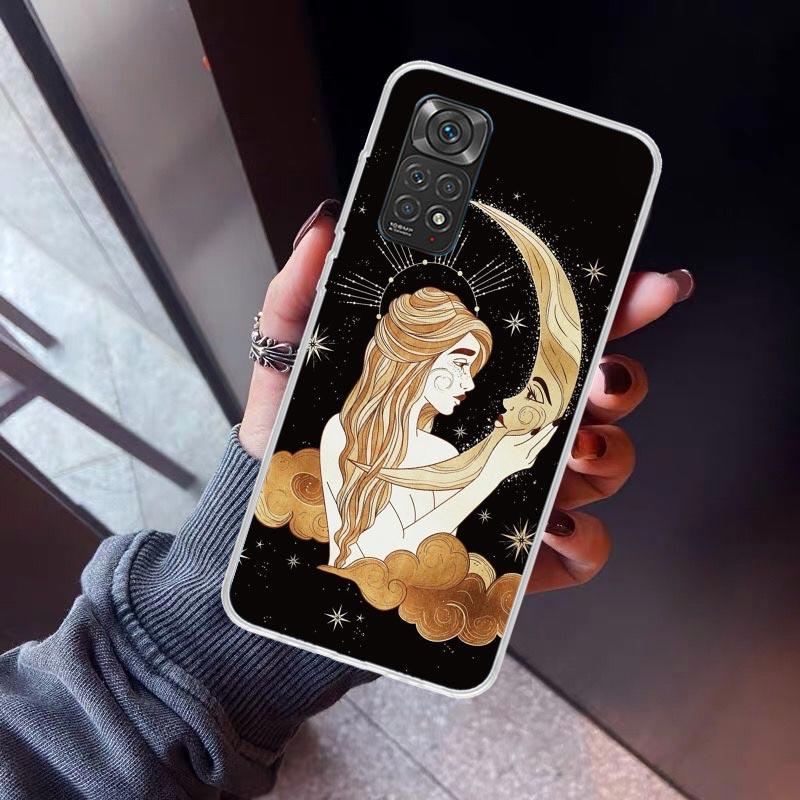 

Witches Moon Tarot Mystery Totem Phone Case for Xiaomi Redmi Note 15 14 14S 13 12 12S 11 Pro Plus 11E 11T 11S 10S 5G Soft Cover Redmi Note 14 Pro 5G