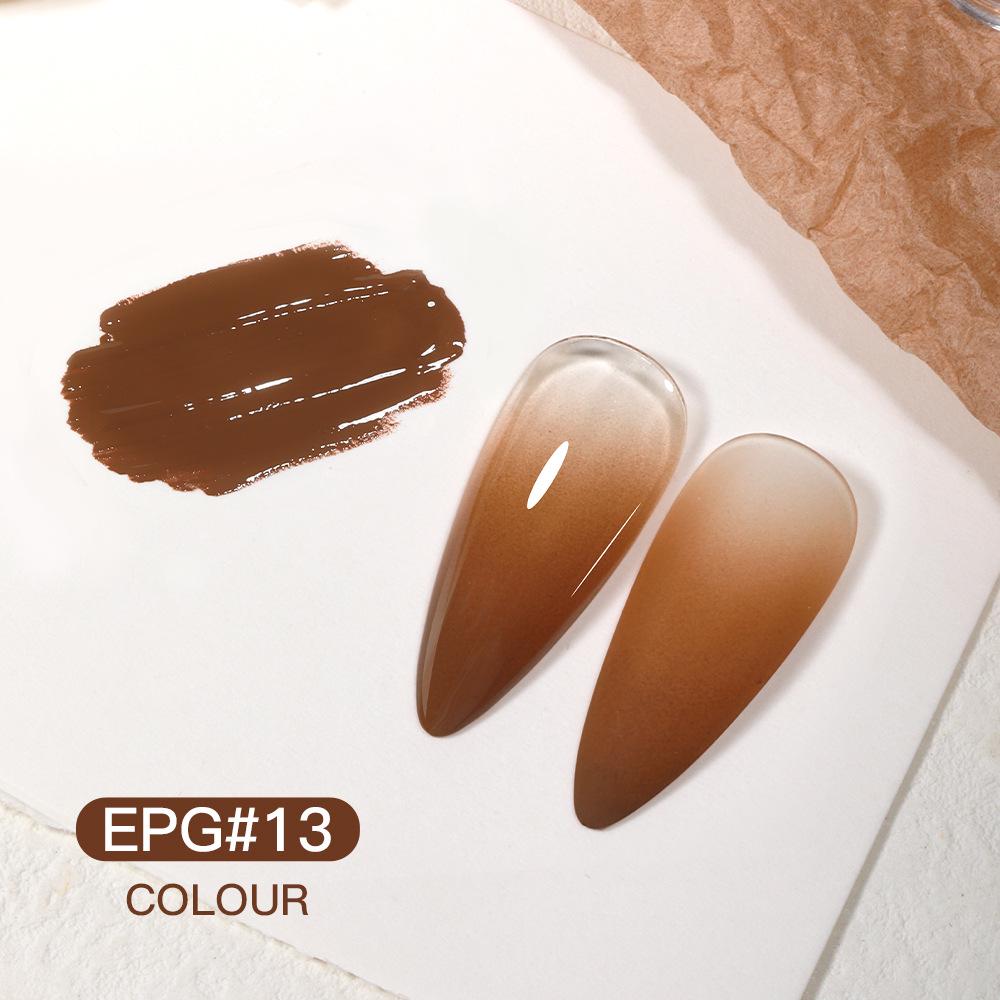 AS Rouge Pat Gel Nail Polish: High Saturation, Thick Gradient Blush Smudge Gel