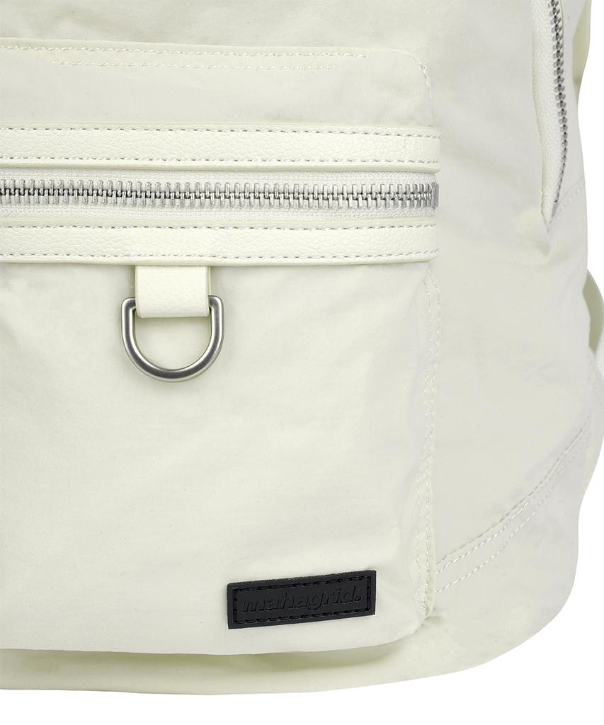 Mahagrid Two Pocket Backpack Ivory(Mg2Gsmab50A)