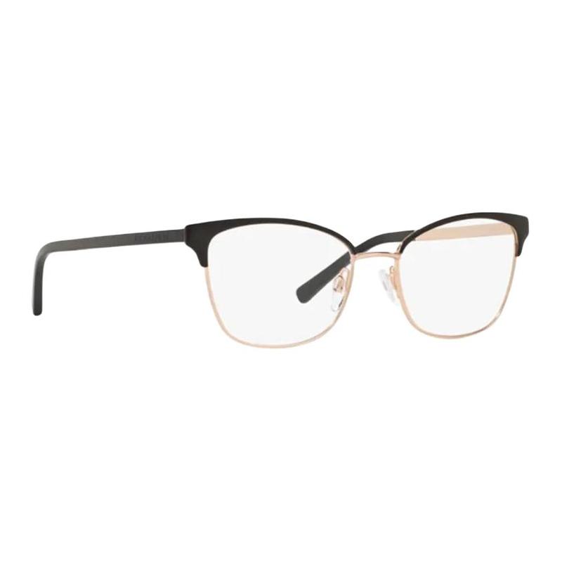 MICHAEL KORS Color block design metal cat eye optical frame women's black