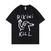 T-shirt Punk Rock Bikini Kill Meme Drôle Kathleen Hanna T-shirt Unisexe Femmes Décontracté Oversize T-shirts Unisexe Streetwear Vintage