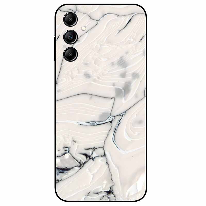 Hülle Für Samsung Galaxy A54 5G A34 A24 S23 Hülle Blume Marmor TPU Weiche Silikonhülle für GalaxyA54 A 34 Bemalte Handyhüllen