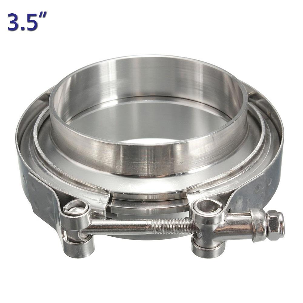 ZUCZUG 1.5-6.0"  Tubor Exhaust V Band Clamp with Male  and Female Flange Design for Exhaust Pipe Clamp Stainless Steel 304