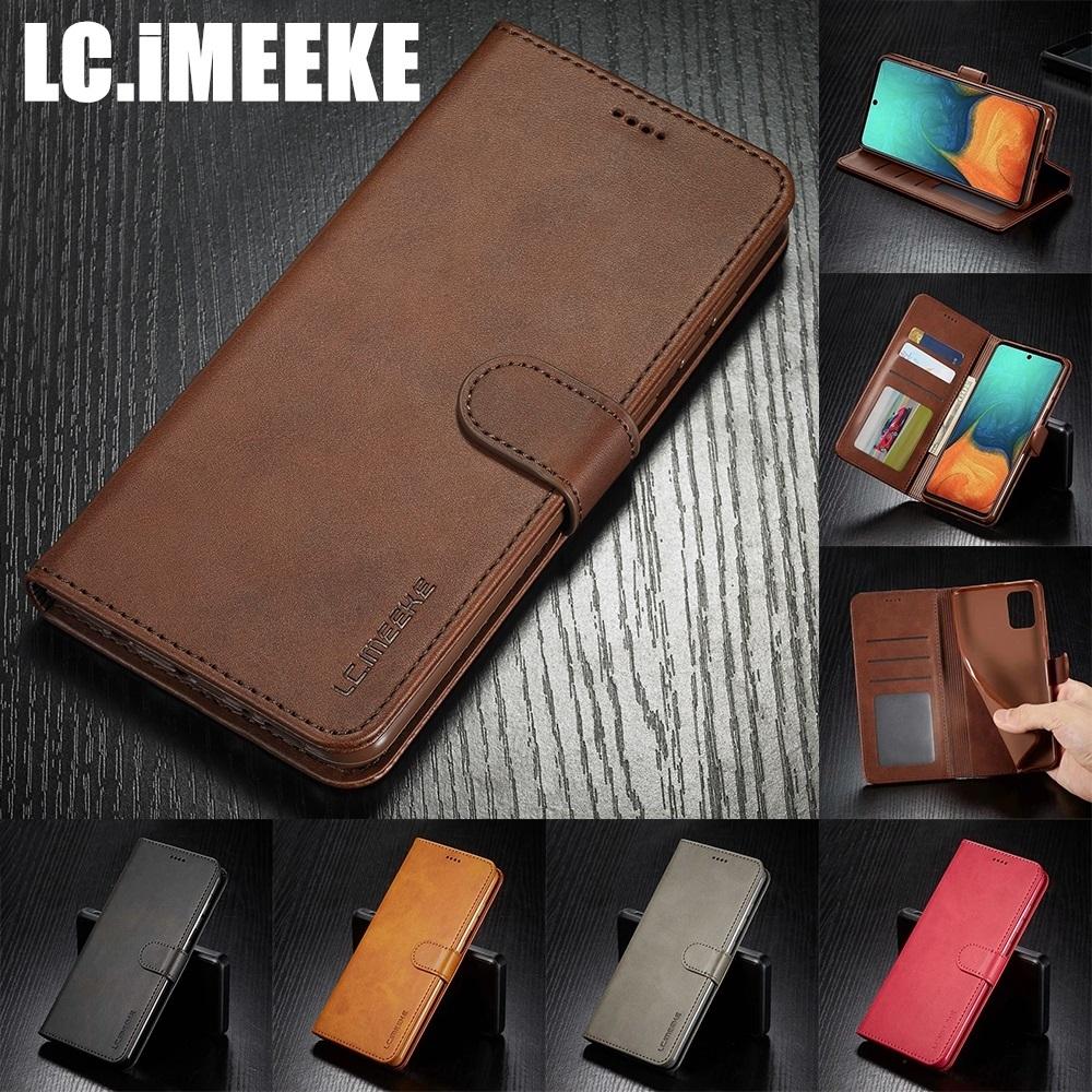 

Leather Wallet Case for S23 S22 S21 Samsung Galaxy Note20 Ultra S20 FE S10 Plus A72 A52s A71 A51 A32 A21s A22 Flip Cover A54 A53