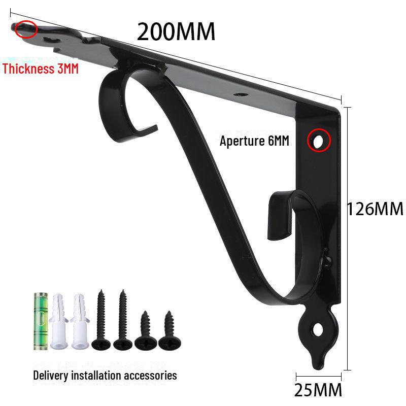 Thickened Iron Triangular Marble Countertop Support Bracket