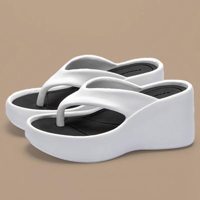 Eva Grosso Plataforma Thong Flip Flops Mulheres Chinelos Sapatos de Verão Espuma de Memória Ortopédico Slides Clip Toe Praia Sandálias Rasas