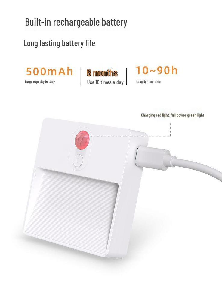 F11 Stepless Dimming Sensor Night Light with Human Motion Detection