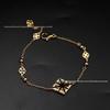 Pulseira de Alto Padrão Buccellati Trevo de Quatro Folhas cravejada com Diamantes - Estilo Opera Court, Joia Feminina de Luxo Feita à Mão