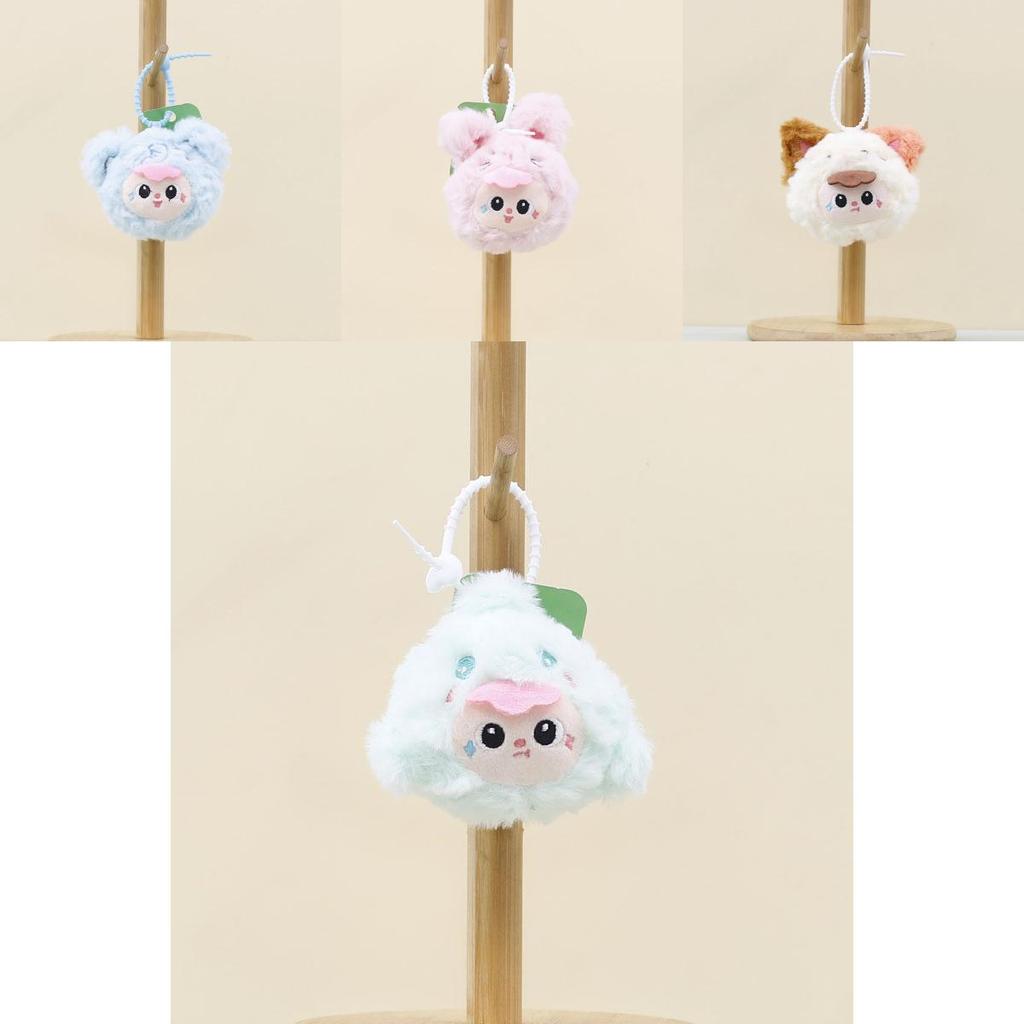 Soft Rabbit Plush Toy Keyring For Kids' Backpack Charm