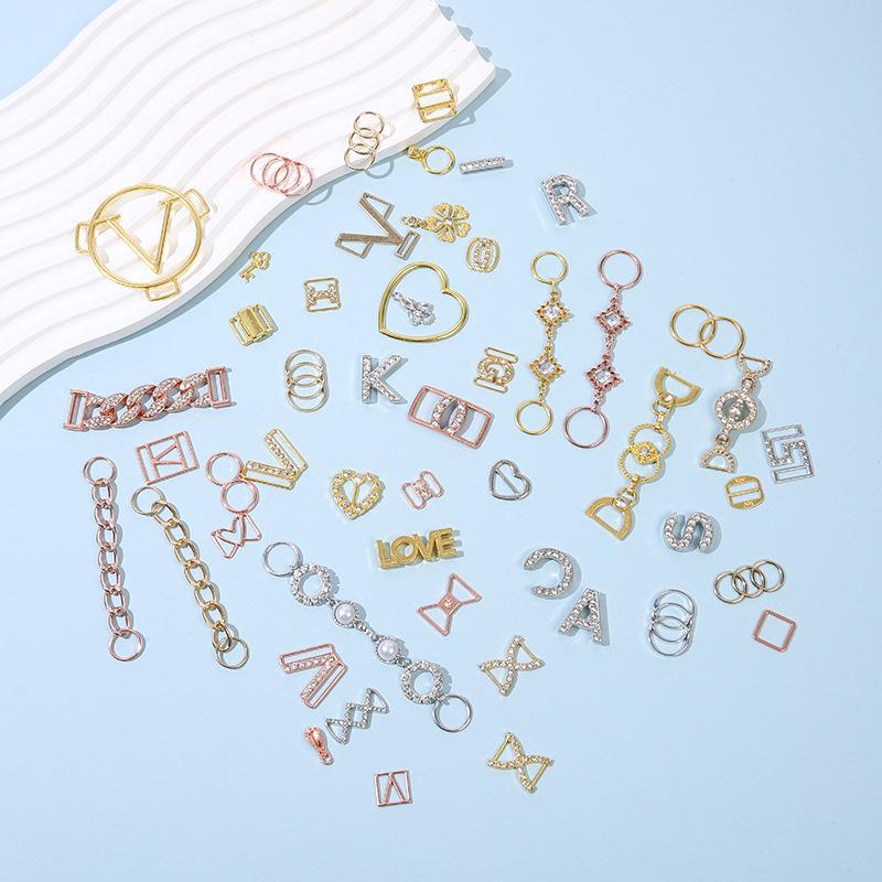 

Пряжка для регулировки резинки для бюстгальтера и купальника из цинкового сплава - 8-образный зажим для ремня Unpackaged