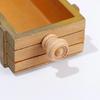 Wooden Retro Cabinet Dresser Drawer Knobs Single Hole Cupboard Handle with Screw Wardrobe Pulls Handle Furniture Hardware