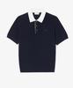 LACOSTE Men'S Rib Collar Spun Yarn Short Sleeve Sweater Polo Shirt Ph943E-56G 166