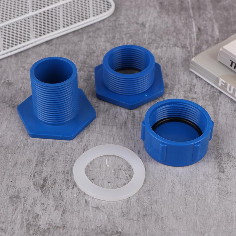 1Pc Aquarium Fish Tank Water Level Plug Manual Drain Connector Inlet Outlet Joint End Cap Irrigation Water Tank Tube Adapter
