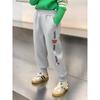 Brand Children's Clothing Export Original Children's Pants 2026 Autumn and Winter New Style Girls' Sports Pants Cartoon Fleece-Lined Long Pants