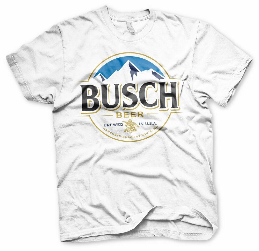 

Футболка с официально лицензированным логотипом Busch Beer, малый цвет