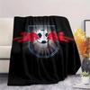 Coperta in Flanella Stampata RB Leipzig, morbido plaid per camera da letto divano, lavabile, merchandising per tifosi di calcio, ottimo regalo.