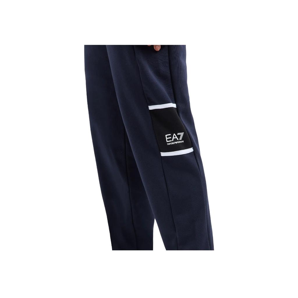 Emporio Armani Ea7 Ss24 Solid Color Letter Logo Casual Pants Men Bottoms Dark-Blue 6DPP92-PJTKZ-1562