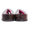 Geta in Dull Burnt Paulownia Wood for Girls [KYOETSU] (Japanese Clogs) (1 Gray, measurement_18_point_0_centimeters)