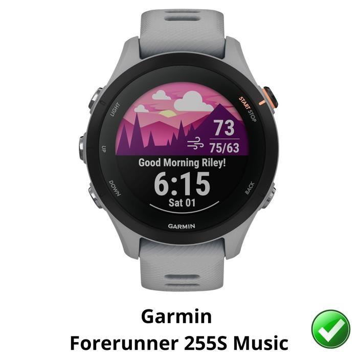 Displayschutz für Garmin Forerunner 255s Music [6er-Pack] Schutzfolie aus Kunststoff Widerstandsfähig Ultradünn Phonillico
