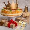 Gold Foil Marry Christmas Stickers Winter Snowflower Xmas Transparent Sealing Label Self Adhesive Presents Cards Logo Tag Paster