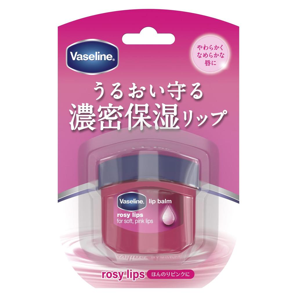 Baume à lèvres Vaseline Rosy Lips 7 g - Soin hydratant et apaisant pour les lèvres