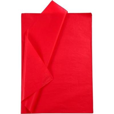 Tissue Paper - 50 X 70 Cm - 10 Sheets - Color Red